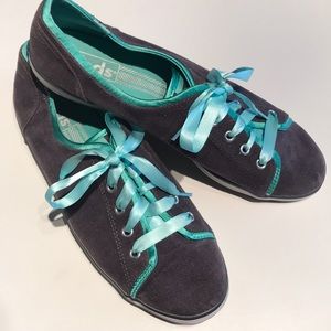 Keds teal and grey